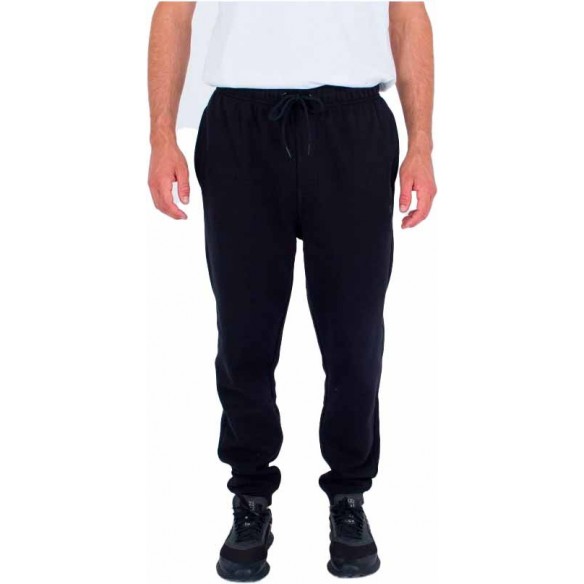 Calça de moletom Hurley Solid Fleece jogger Black