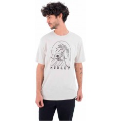 Camisa Hurley LaidTo Rest White 2