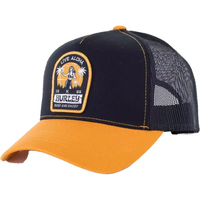 Gorra Hurley Live Aloha Trucker Navy