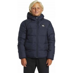 Casaco Quiksilver Scaly Reversible Dark Navy Brown 2
