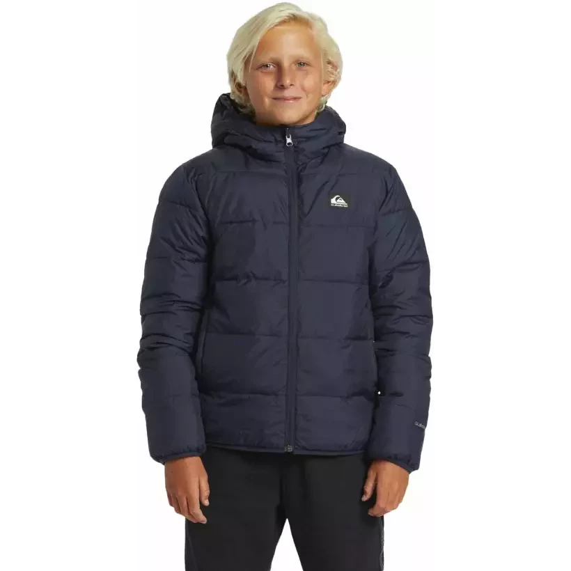 Jacket Quiksilver Scaly Reversible Dark Navy Brown