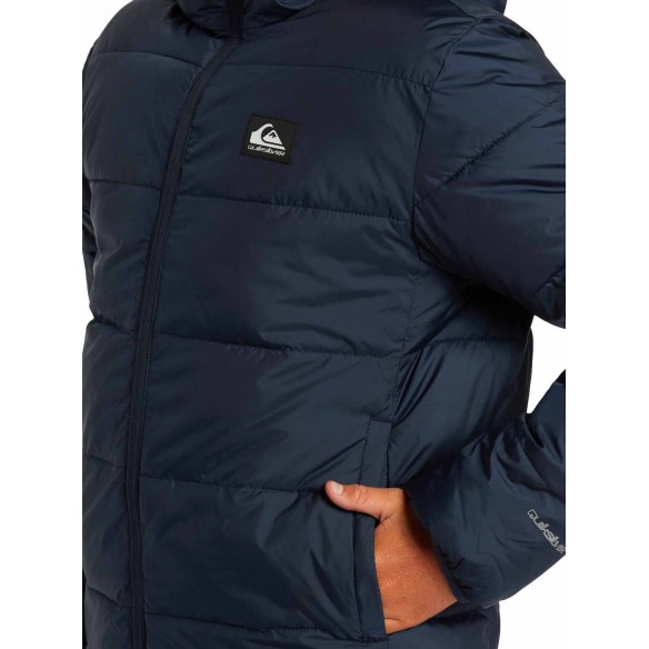 giacca Quiksilver Scaly Reversible Dark Navy Brown