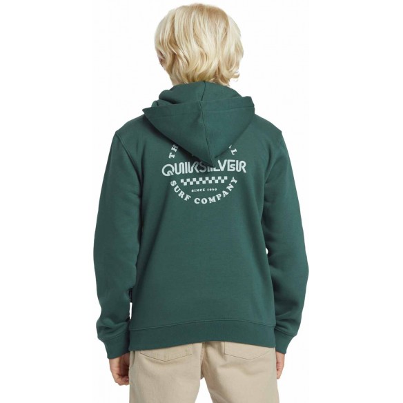 Suéter Quiksilver Graphic Zip Youth Forest