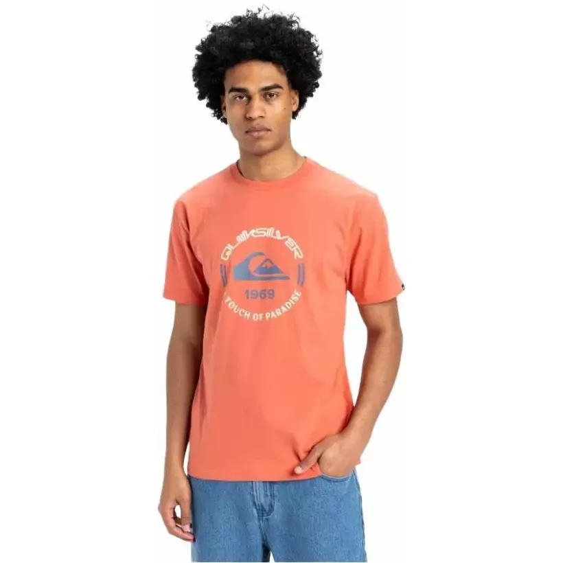 T-shirt Quiksilver Circle Logo SS Mineral Red