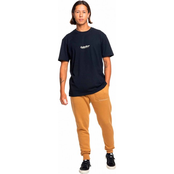 Tee Shirt quiksilver Simple Lettring Black