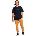 Tee Shirt quiksilver Simple Lettring Black