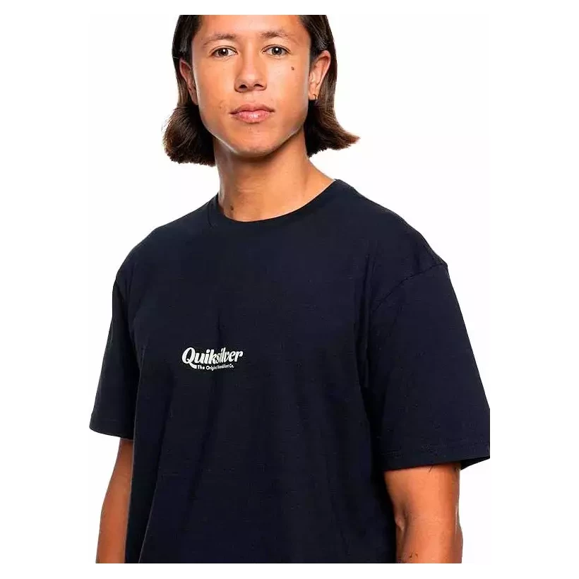Camiseta quiksilver Simple Lettring Black