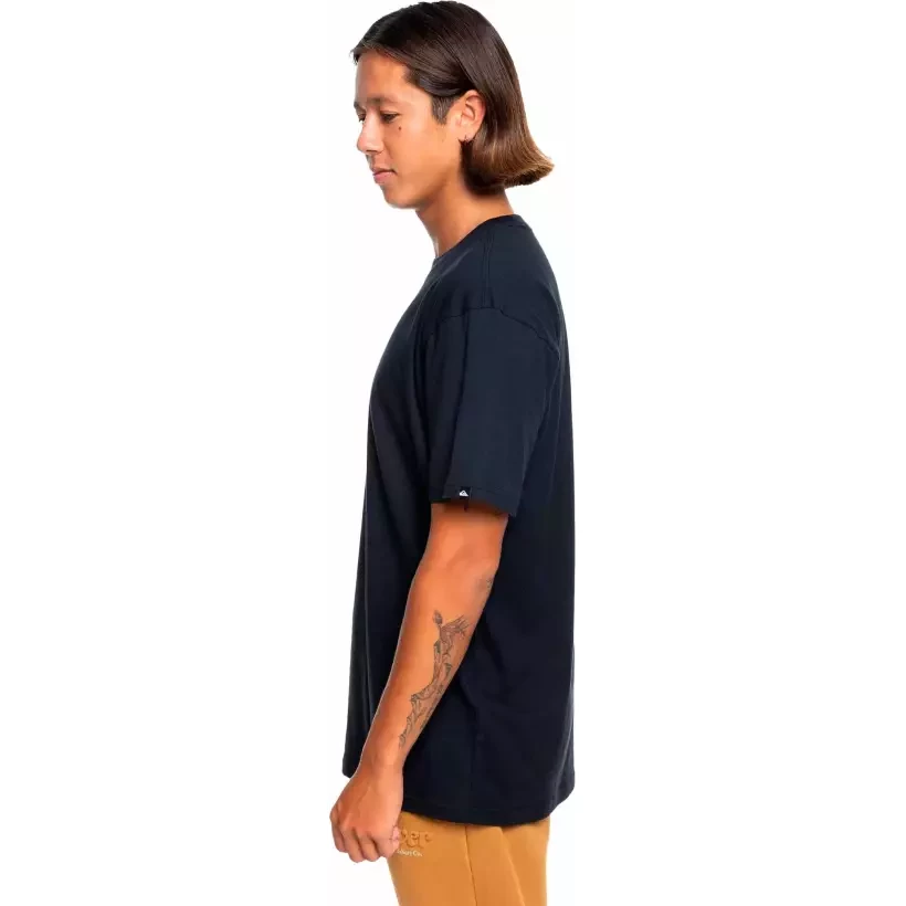 T-Shirt quiksilver Simple Lettring Black