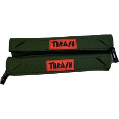 Sujeta aletas Thrash Heel Pad Army Green/Orange 2