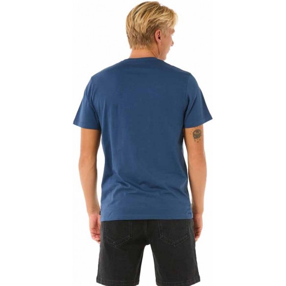 Camisa Rip Curl SURF PARADISE BADGE TEE Blue