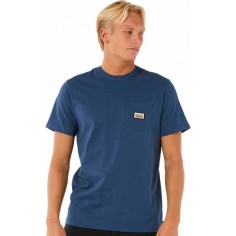 Rip Curl T-Shirt SURF PARADISE BADGE TEE Blue