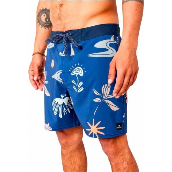 Badehose Rip Curl Mirage  Retro Snapa blue
