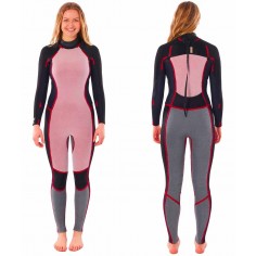 Neopreno Rip Curl Dawn Patrol 4/3mm Womens BZ Blue/Multi 2