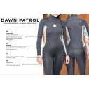 Fato Surf Rip Curl Dawn Patrol 3/2mm Womens BZ Blue/Red