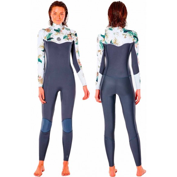 Neopreno Rip Curl Dawn Patrol 4/3mm Womens CZ Flower