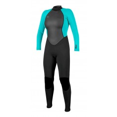 O´Neill Reactor II 3/2mm Combinaison Femme BZ Black/Lightaqua