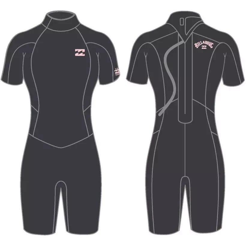 Fato Shorty Billabong Launch Graphite