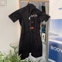 Neoprenanzug Shorty Billabong Launch Graphite