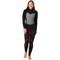 Traje de neopreno Rip Curl Omega womens 3/2mm Khaki 2