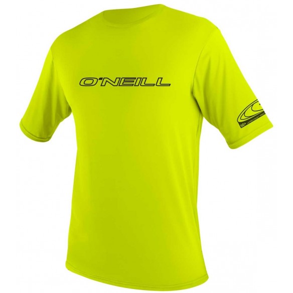 Tee-Shirt UV ONeill  Basic Skin Lime