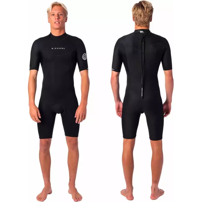 Shorty von Rip Curl Dawn Patrol 2mm SS BZ Black