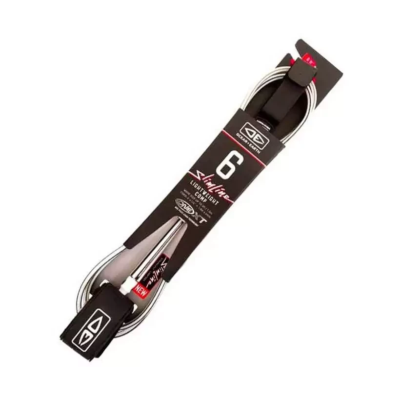 Leash Ocean & Earth SLIMLINE Pro/Comp Black/White