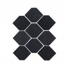 Pad de surf Firewire Expander Traction Pad Black