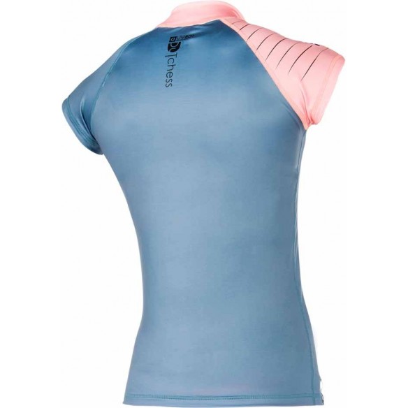 Lycra Mystic Dutchess manga corta Women Blue