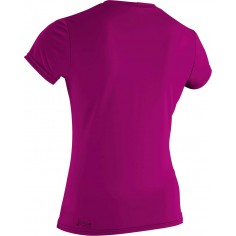 Tee-Shirt UV  O´Neill Womens Basic Skins Pink 2