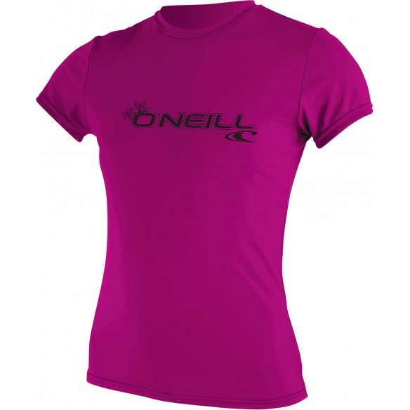 Camiseta UV O´Neill Womens Basic Skins Pink