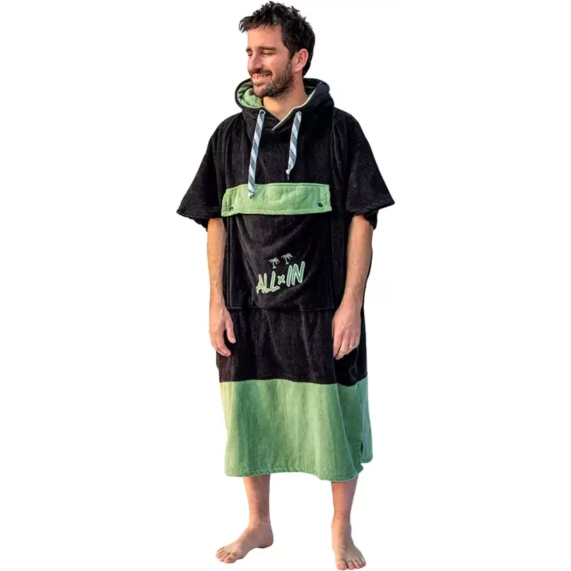 Poncho All In V Flash Logo Green