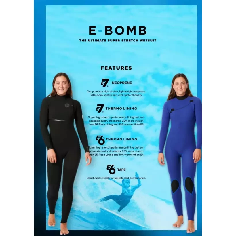 Muta surf Rip Curl E-Bomb Womens 3/2mm CZ