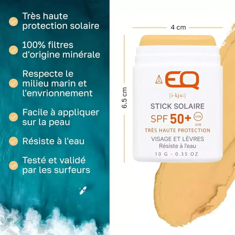 Protector solar en stick Evoa SPF50 Yellow