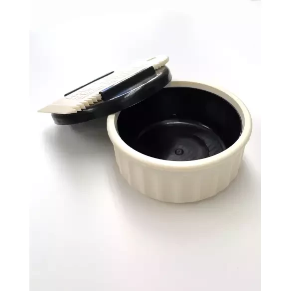 Wax box Container+comb White/White