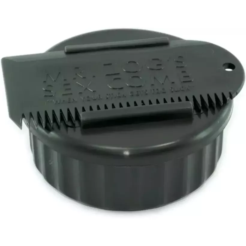 Wax container Container+comb Black/Black
