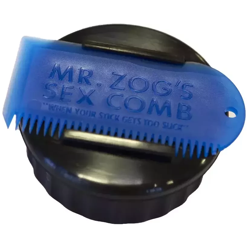Wax container Container+comb Black/Blue