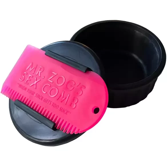 Caja para parafina Sex Wax Container+comb Black/Pink