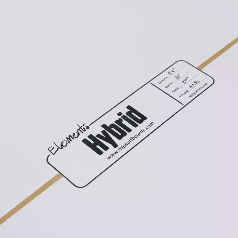 Tabla de surf NSP Hybrid Element Blue