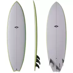 Surfboard NSP fish Elements Green