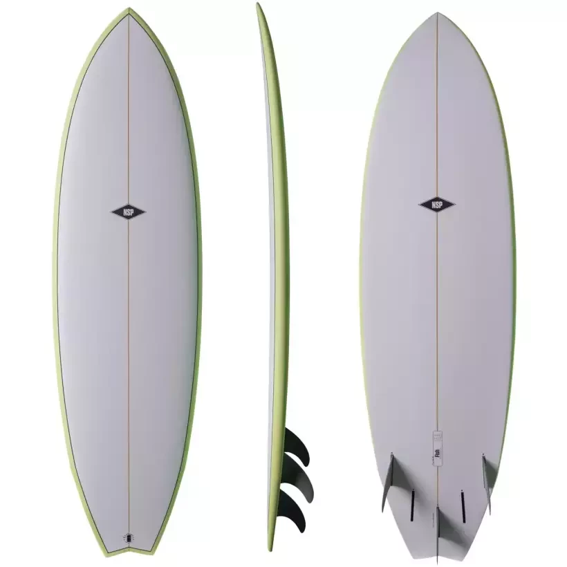 Tavola da surf NSP fish Element Green