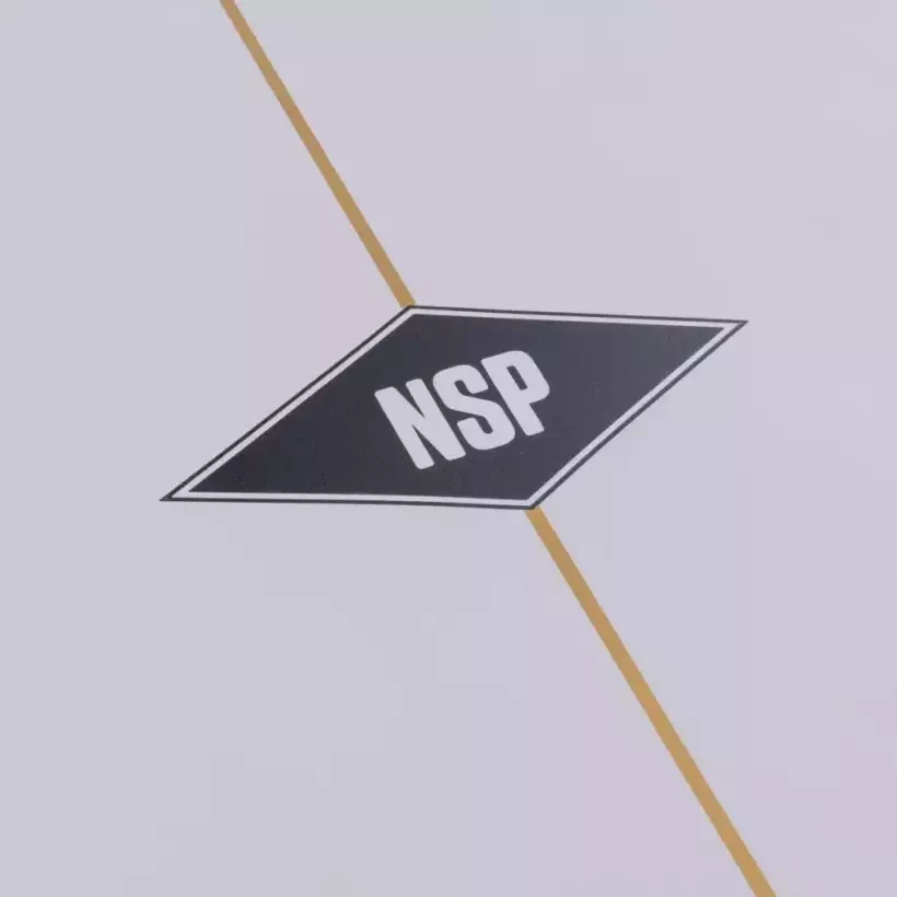 Surfboard NSP fish Elements Green