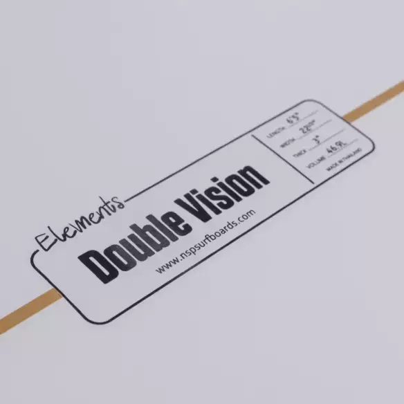 Surfboard NSP Double Vision Blue Powder Elements