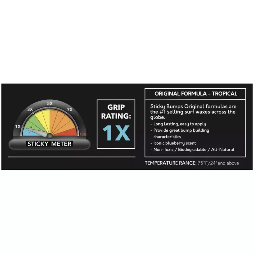 Wax Sticky Bumps Original Tropical