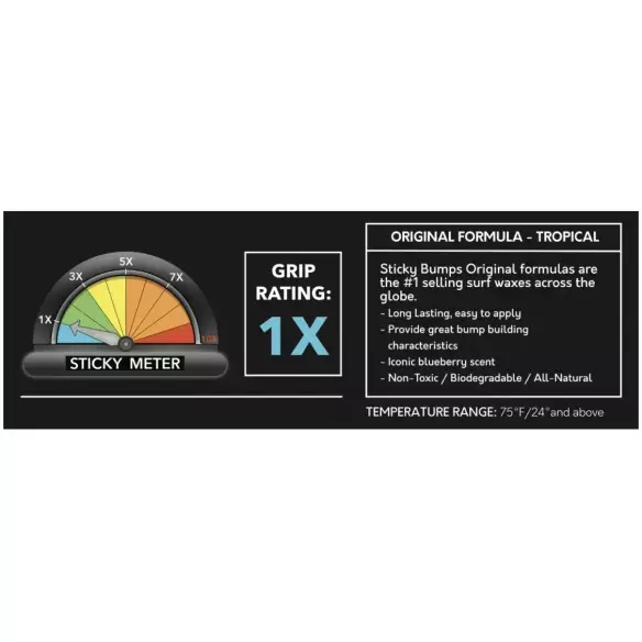 Wax Sticky Bumps Original Tropical