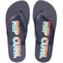 Rip Curl Icon youth flip flops blue