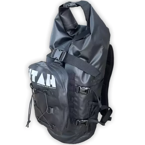 waterdichte rugzak Utah Travel Black 24L