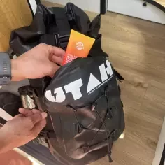 mochila impermeável Utah Travel Black 24L 2