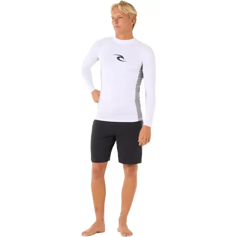 Lycra Rip Curl Waves LS White