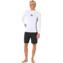 Lycra von Rip Curl Waves LS White