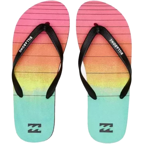 flip flops Billabong Tides Print Boy red
